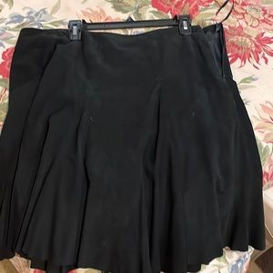 Suede skirt